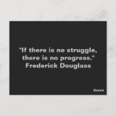 Old Fr3d3rick Bailey Douglas Afro-Amerikaanse held Briefkaart (Achterkant)