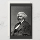 Old Fr3d3rick Bailey Douglas Afro-Amerikaanse held Briefpapier (Voorkant / Achterkant)