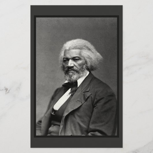 Old Fr3d3rick Bailey Douglas Afro-Amerikaanse held Briefpapier (Voorkant)