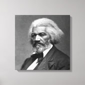 Old Fr3d3rick Bailey Douglas Afro-Amerikaanse held Canvas Afdruk (Voorkant)