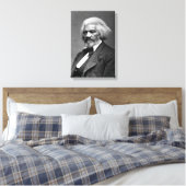 Old Fr3d3rick Bailey Douglas Afro-Amerikaanse held Canvas Afdruk (Insitu (Slaapkamer))