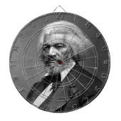 Old Fr3d3rick Bailey Douglas Afro-Amerikaanse held Dartbord (Voorkant)