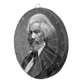 Old Fr3d3rick Bailey Douglas Afro-Amerikaanse held Dartbord (Voorkant Rechts)