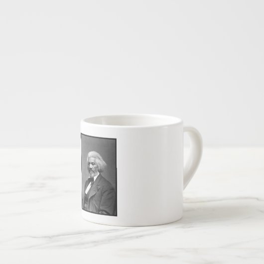 Old Fr3d3rick Bailey Douglas Afro-Amerikaanse held Espresso Kop (Voorkant rechts)