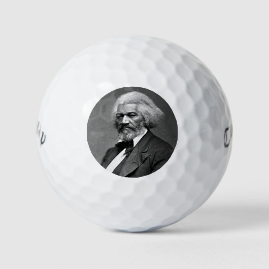 Old Fr3d3rick Bailey Douglas Afro-Amerikaanse held Golfballen (Voorkant)