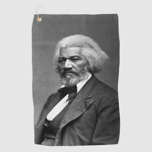 Old Fr3d3rick Bailey Douglas Afro-Amerikaanse held Golfhanddoek (Voorkant)