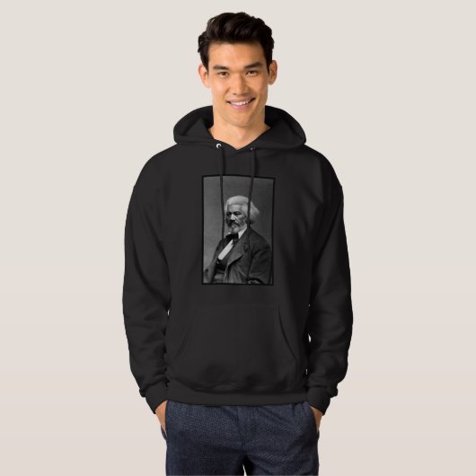 Old Fr3d3rick Bailey Douglas Afro-Amerikaanse held Hoodie (Voorkant volledig)