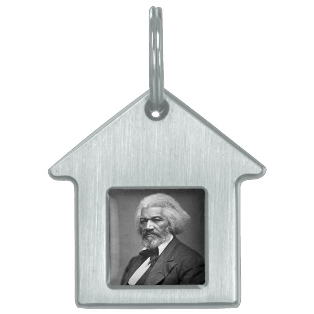 Old Fr3d3rick Bailey Douglas Afro-Amerikaanse held Huisdieren Naamplaatje (Voorkant)