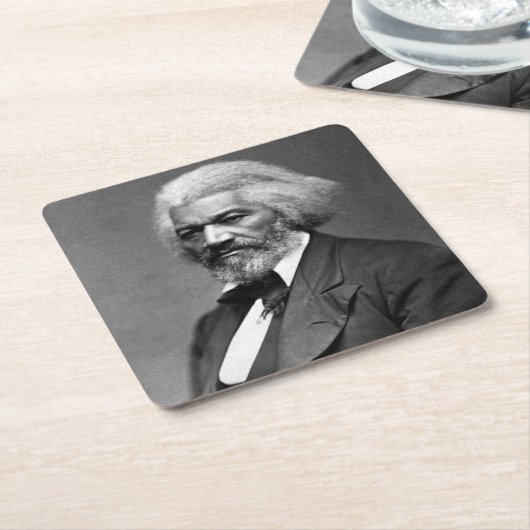 Old Fr3d3rick Bailey Douglas Afro-Amerikaanse held Kartonnen Onderzetters (Schuin)