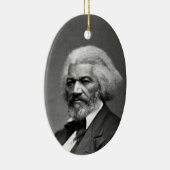 Old Fr3d3rick Bailey Douglas Afro-Amerikaanse held Keramisch Ornament (Rechts)