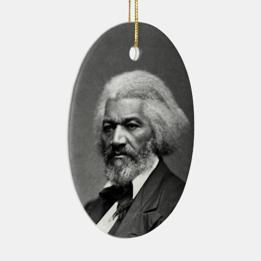 Old Fr3d3rick Bailey Douglas Afro-Amerikaanse held Keramisch Ornament (Rechts)