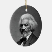 Old Fr3d3rick Bailey Douglas Afro-Amerikaanse held Keramisch Ornament (Rechts)