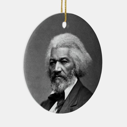 Old Fr3d3rick Bailey Douglas Afro-Amerikaanse held Keramisch Ornament (Rechts)