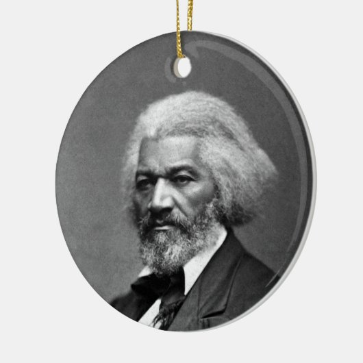 Old Fr3d3rick Bailey Douglas Afro-Amerikaanse held Keramisch Ornament (Links)