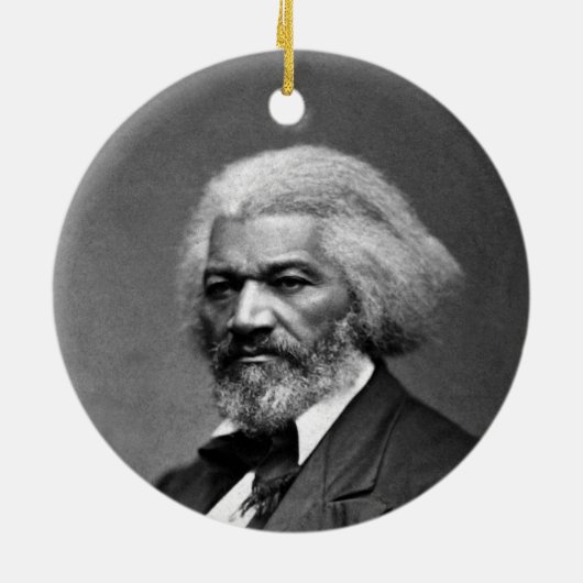 Old Fr3d3rick Bailey Douglas Afro-Amerikaanse held Keramisch Ornament (Achterkant)