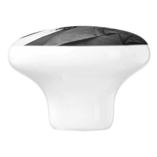 Old Fr3d3rick Bailey Douglas Afro-Amerikaanse held Keramische Knop (Zijkant)