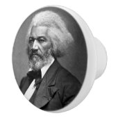 Old Fr3d3rick Bailey Douglas Afro-Amerikaanse held Keramische Knop (Rechts)