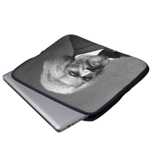 Old Fr3d3rick Bailey Douglas Afro-Amerikaanse held Laptop Sleeve (Voorkant onderkant)