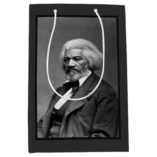 Old Fr3d3rick Bailey Douglas Afro-Amerikaanse held Medium Cadeauzakje (Voorkant)