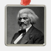 Old Fr3d3rick Bailey Douglas Afro-Amerikaanse held Metalen Ornament (Voorkant)