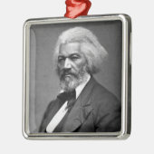 Old Fr3d3rick Bailey Douglas Afro-Amerikaanse held Metalen Ornament (Links)