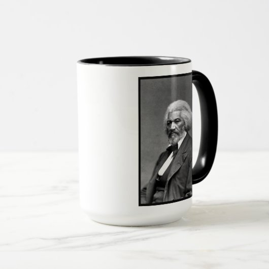 Old Fr3d3rick Bailey Douglas Afro-Amerikaanse held Mok (Voorkant rechts)