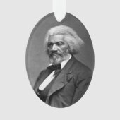 Old Fr3d3rick Bailey Douglas Afro-Amerikaanse held Ornament (voorkant)