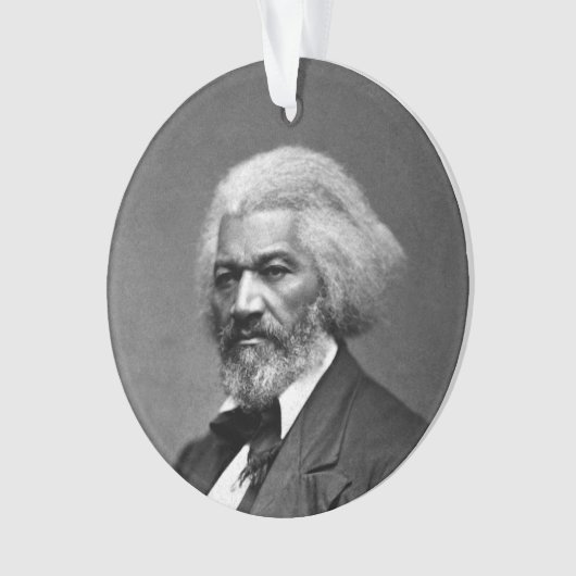 Old Fr3d3rick Bailey Douglas Afro-Amerikaanse held Ornament (voorkant)