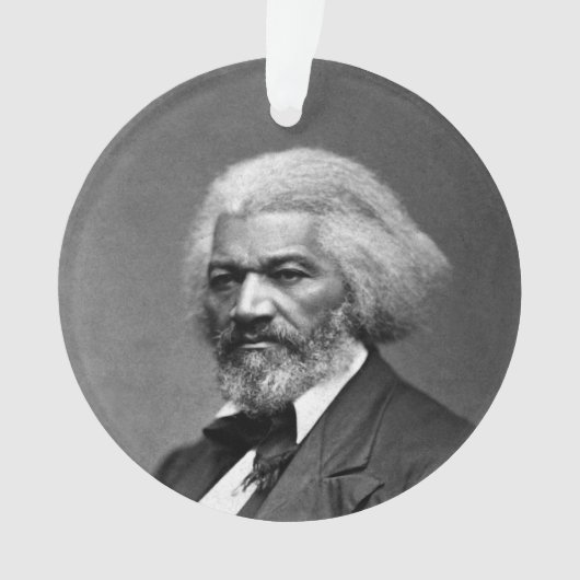 Old Fr3d3rick Bailey Douglas Afro-Amerikaanse held Ornament (voorkant)