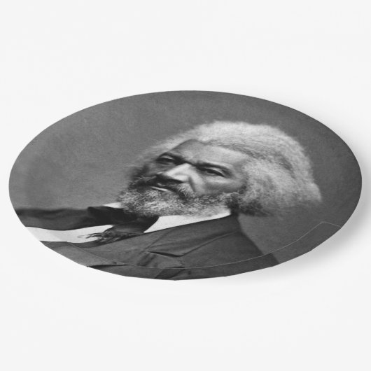 Old Fr3d3rick Bailey Douglas Afro-Amerikaanse held Papieren Bordje (Gekanteld)