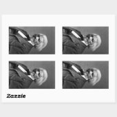 Old Fr3d3rick Bailey Douglas Afro-Amerikaanse held Rechthoekige Sticker (Vel)