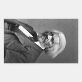 Old Fr3d3rick Bailey Douglas Afro-Amerikaanse held Rechthoekige Sticker (Voorkant)