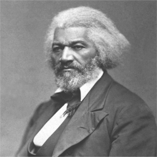 Old Fr3d3rick Bailey Douglas Afro-Amerikaanse held Sticker (Voorkant)