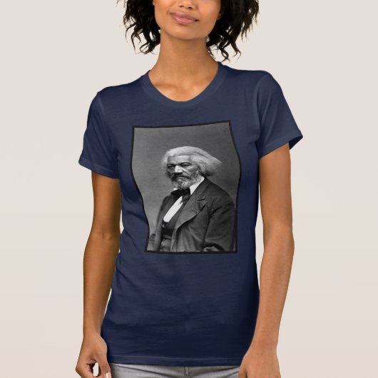 Old Fr3d3rick Bailey Douglas Afro-Amerikaanse held T-shirt (Voorkant)