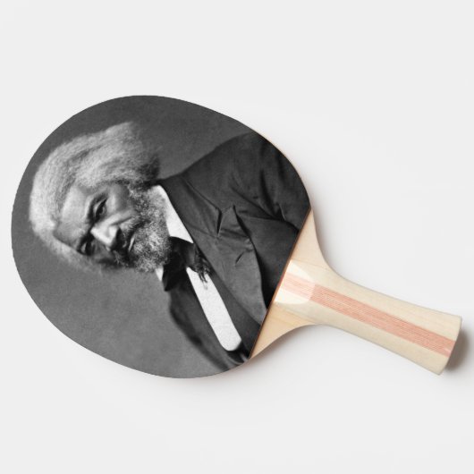 Old Fr3d3rick Bailey Douglas Afro-Amerikaanse held Tafeltennisbatje (Zijkant)