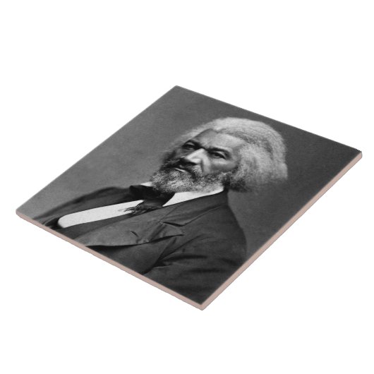 Old Fr3d3rick Bailey Douglas Afro-Amerikaanse held Tegeltje (Zijkant)