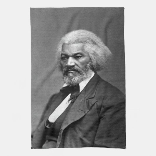 Old Fr3d3rick Bailey Douglas Afro-Amerikaanse held Theedoek (Verticaal)