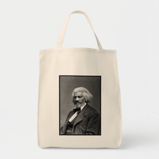 Old Fr3d3rick Bailey Douglas Afro-Amerikaanse held Tote Bag (Voorkant)