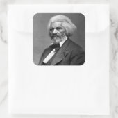 Old Fr3d3rick Bailey Douglas Afro-Amerikaanse held Vierkante Sticker (Tas)
