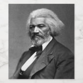 Old Fr3d3rick Bailey Douglas Afro-Amerikaanse held Wijn Etiket (Enkel label)