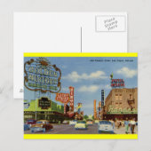 Old Fremont St., Las Vegas  Briefkaart (Voorkant / Achterkant)