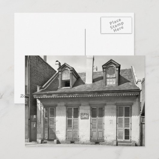 Old French Quarter House Briefkaart (Voorkant / Achterkant)