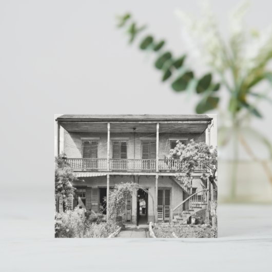 Old French Quarter House Briefkaart (Staand voorkant)