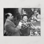 Old French Quarter Jazz Music Briefkaart (Voorkant)