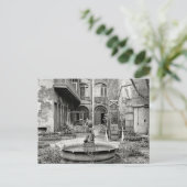 Old French Quarter Patio Briefkaart (Staand voorkant)