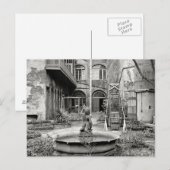Old French Quarter Patio Briefkaart (Voorkant / Achterkant)