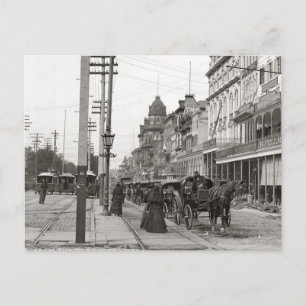 Old French Quarter Street Briefkaart