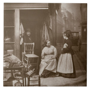 Old Furniture, van 'Street Life in London', 1877- Tegeltje