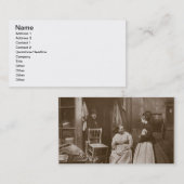 Old Furniture, van 'Street Life in London', 1877- Visitekaartje (Voorkant / Achterkant)