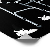 Old Gaming Controller Walker Funny Gamer Men Women Poster (Hoek)